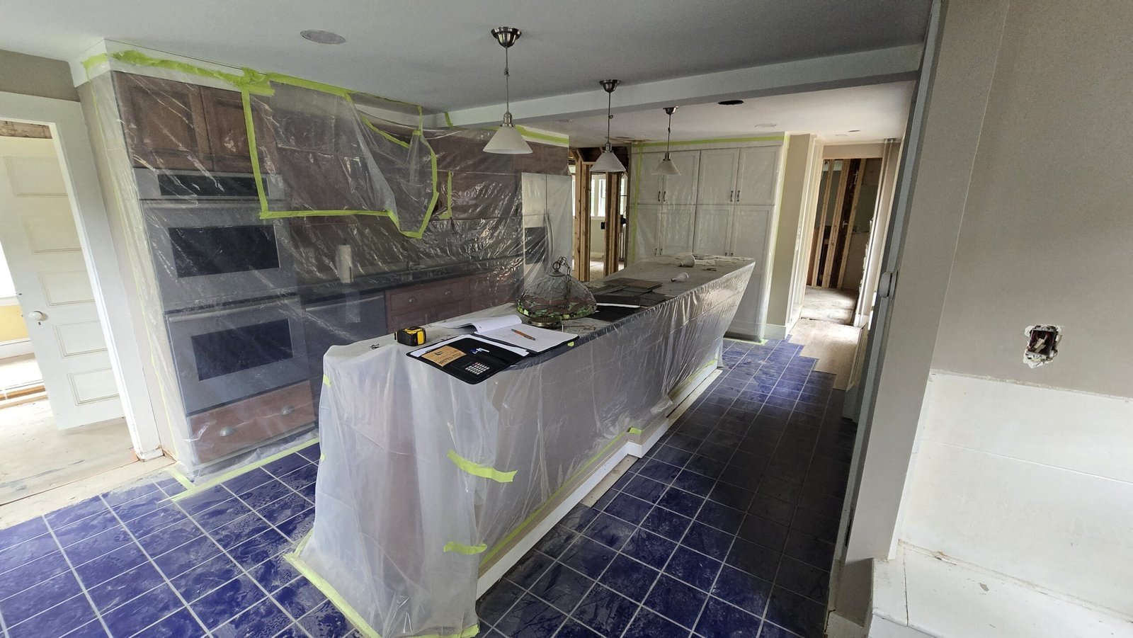 Incomplete interior living space when NERP took over in Wayland Massachusetts, photograph 2