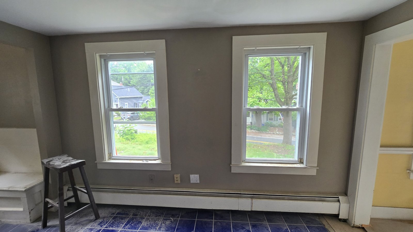Incomplete interior living space when NERP took over in Wayland Massachusetts, photograph 11