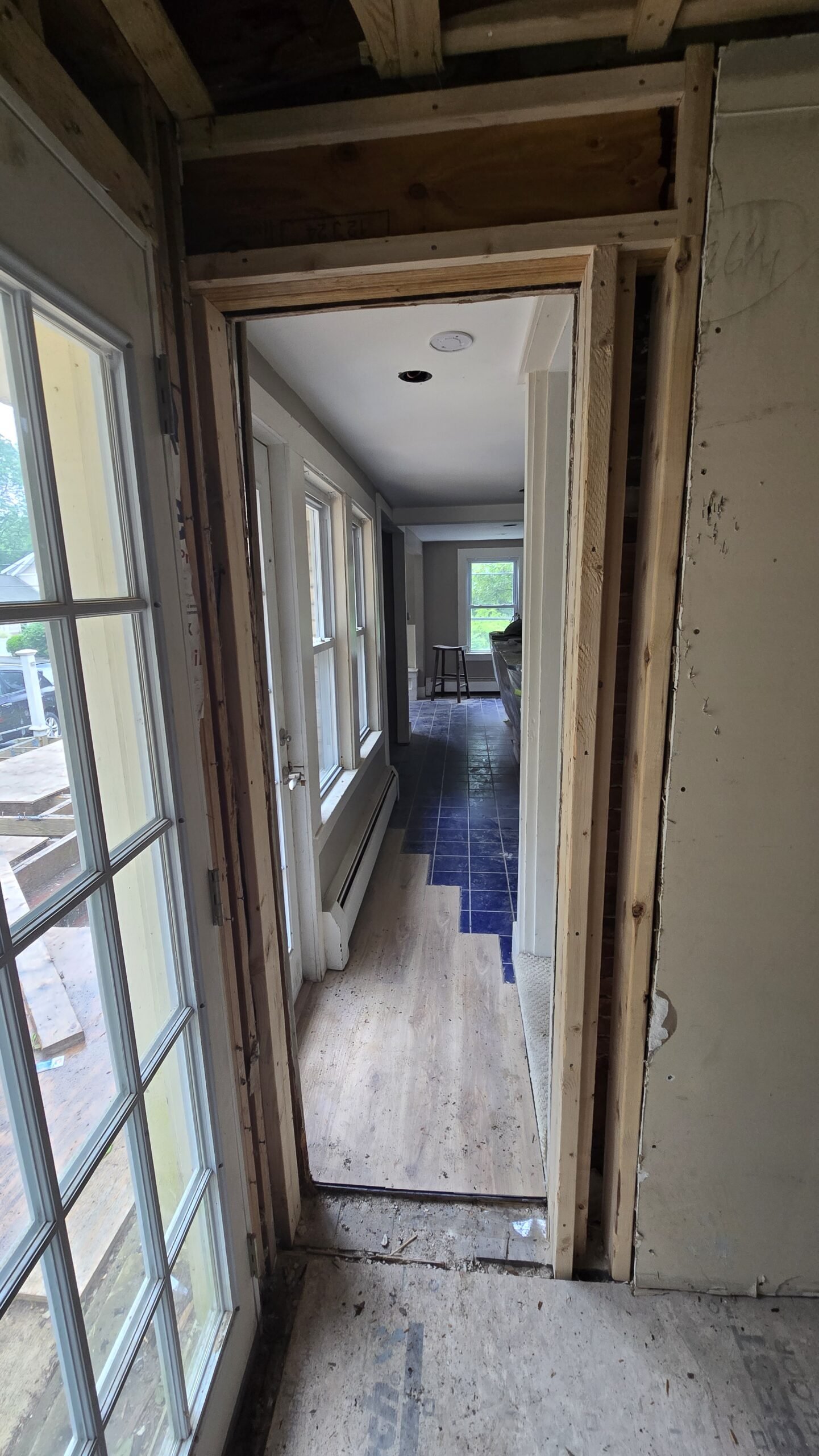 Incomplete interior living space when NERP took over in Wayland Massachusetts, photograph 16