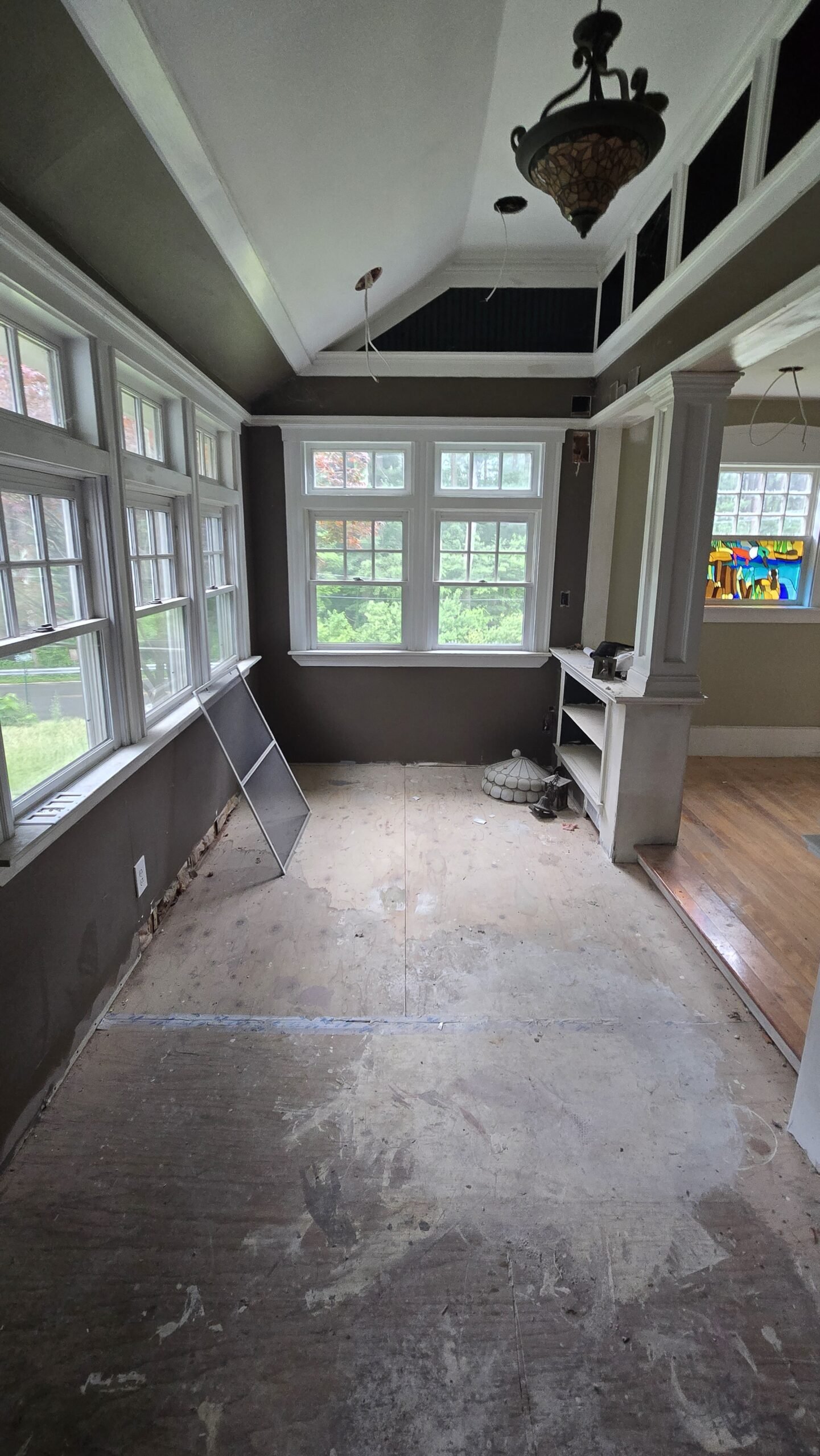 Incomplete interior living space when NERP took over in Wayland Massachusetts, photograph 4
