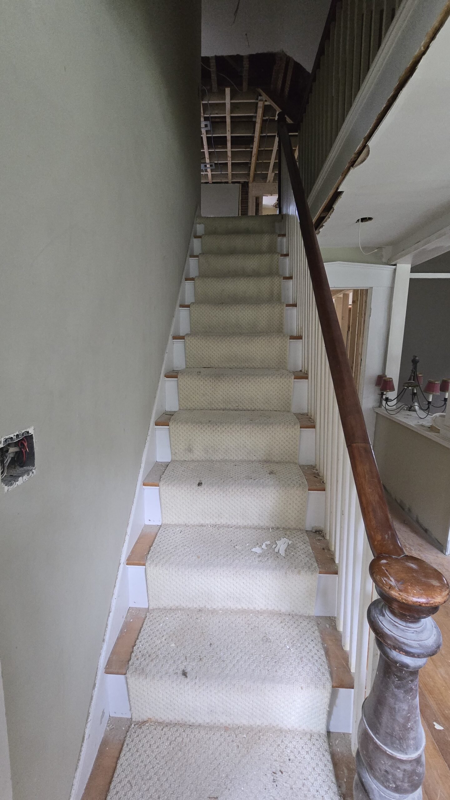 Incomplete interior living space when NERP took over in Wayland Massachusetts, photograph 7