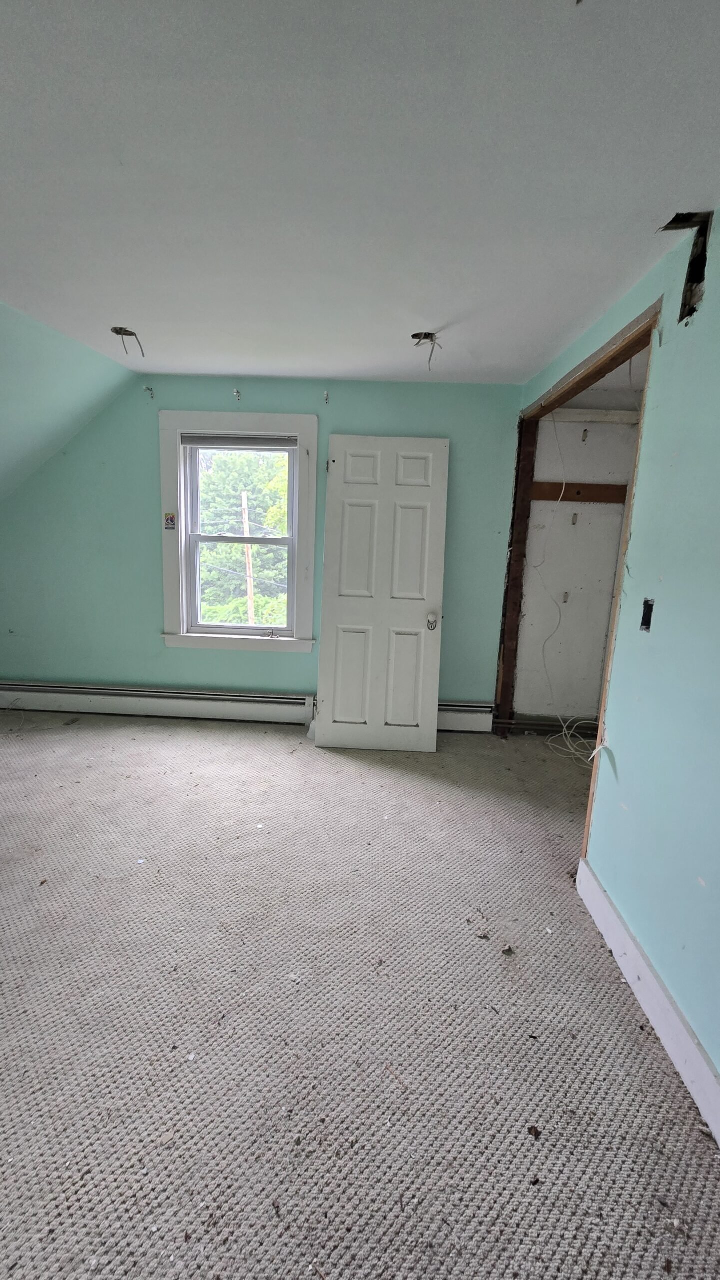 Incomplete interior living space when NERP took over in Wayland Massachusetts, photograph 19