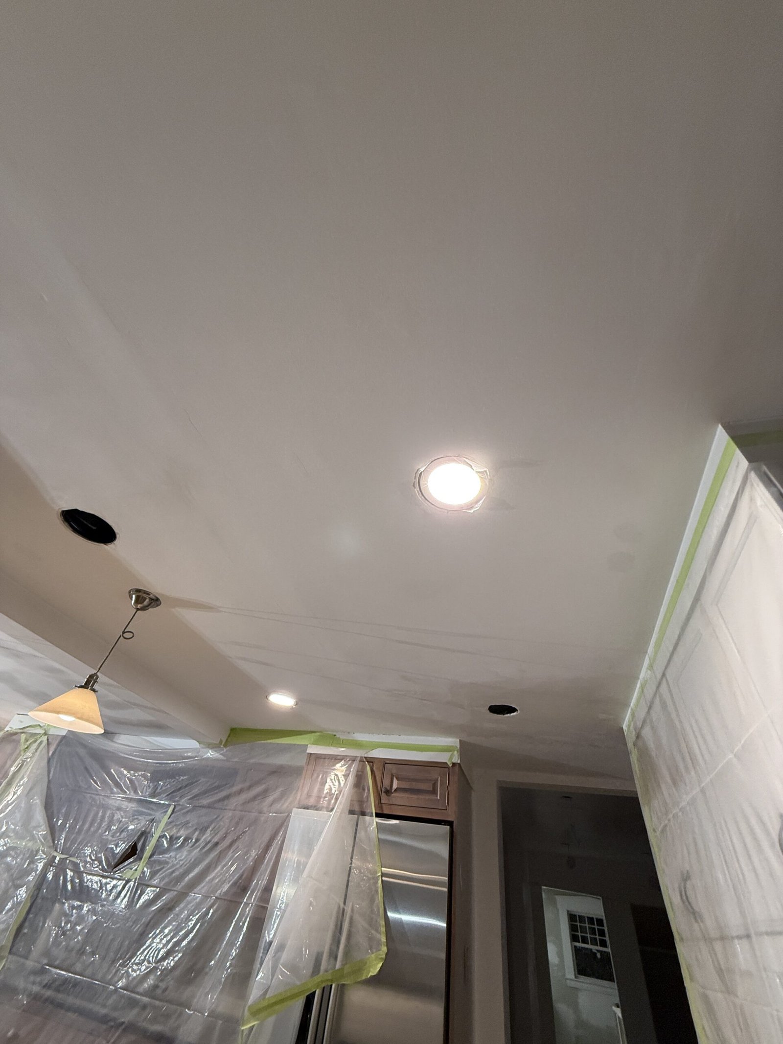 Painting and interior finish preparation during whole-house renovation in Wayland Massachusetts, photograph 3