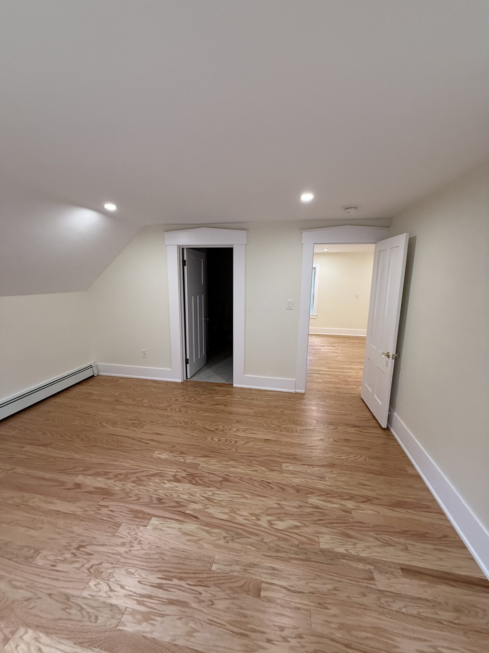Contractor-taken completed bedroom, closet, or storage area after renovation in Wayland Massachusetts, photograph 1