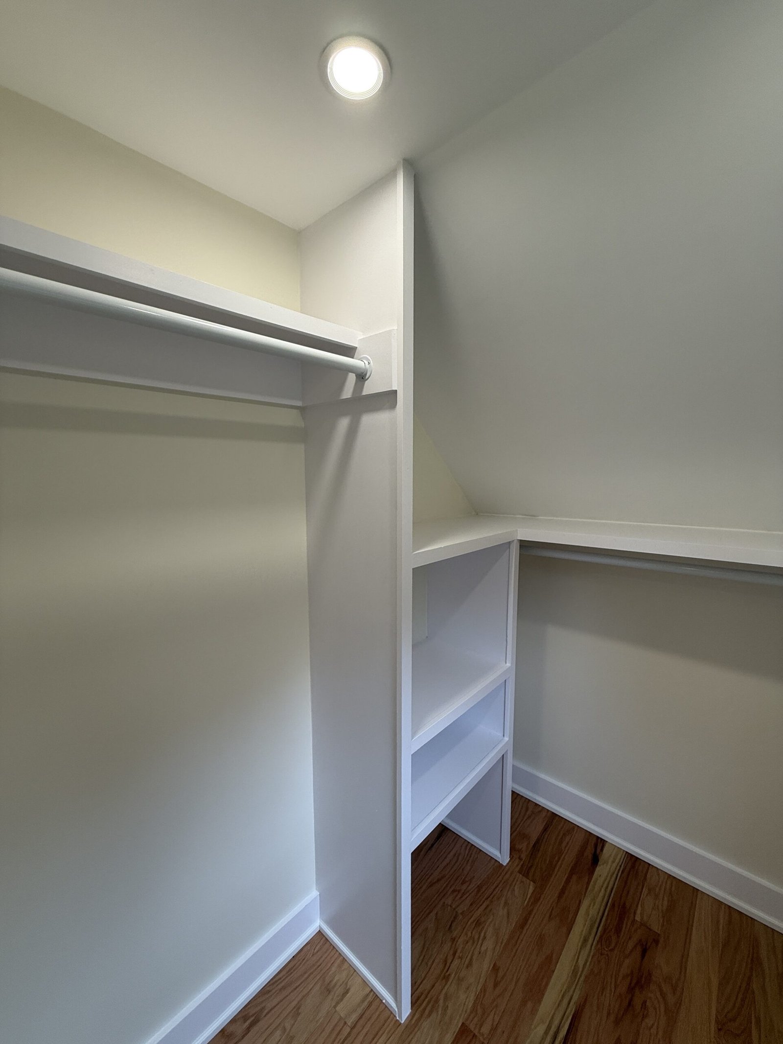 Contractor-taken completed bedroom, closet, or storage area after renovation in Wayland Massachusetts, photograph 2