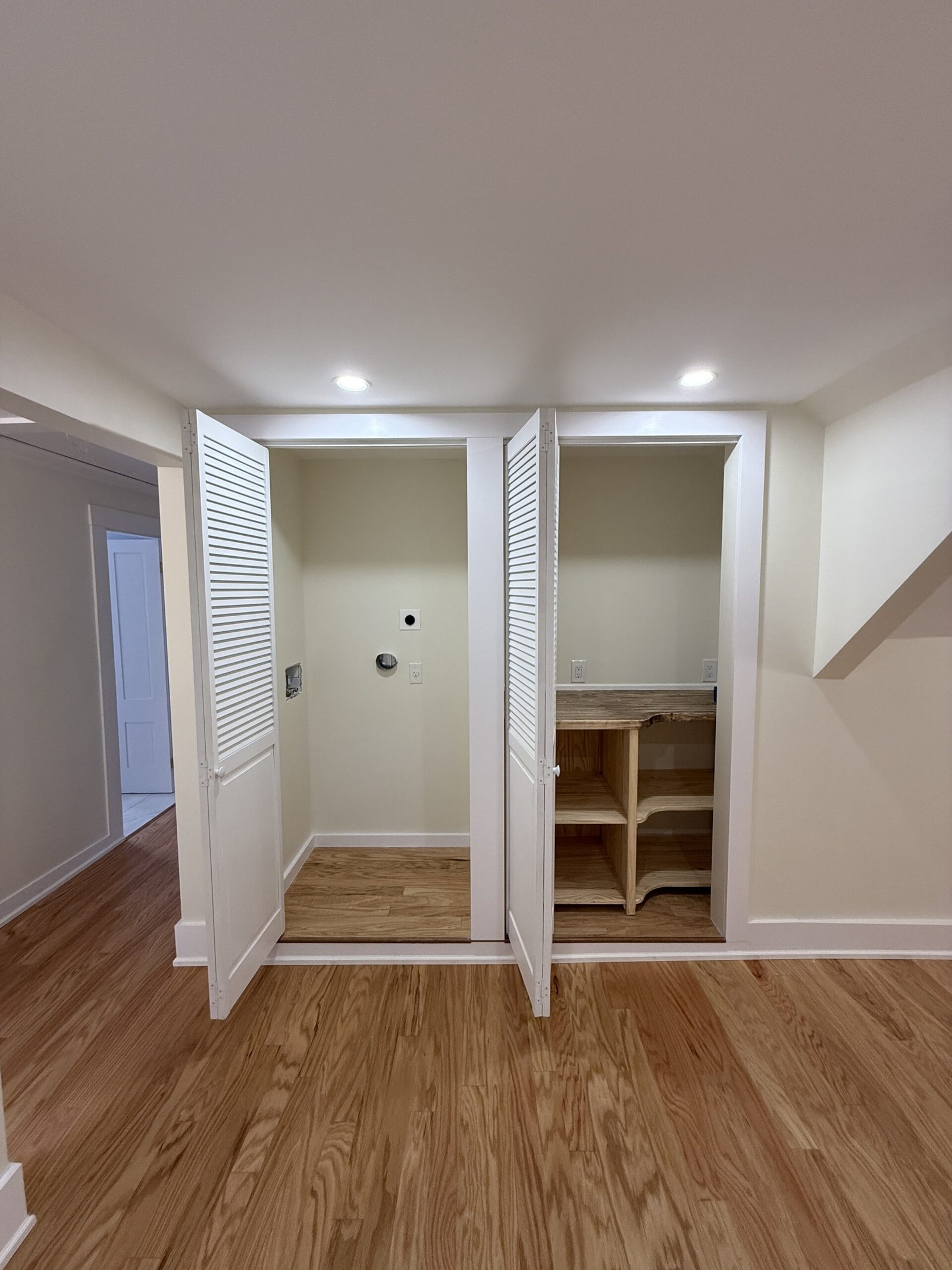 Contractor-taken completed bedroom, closet, or storage area after renovation in Wayland Massachusetts, photograph 7