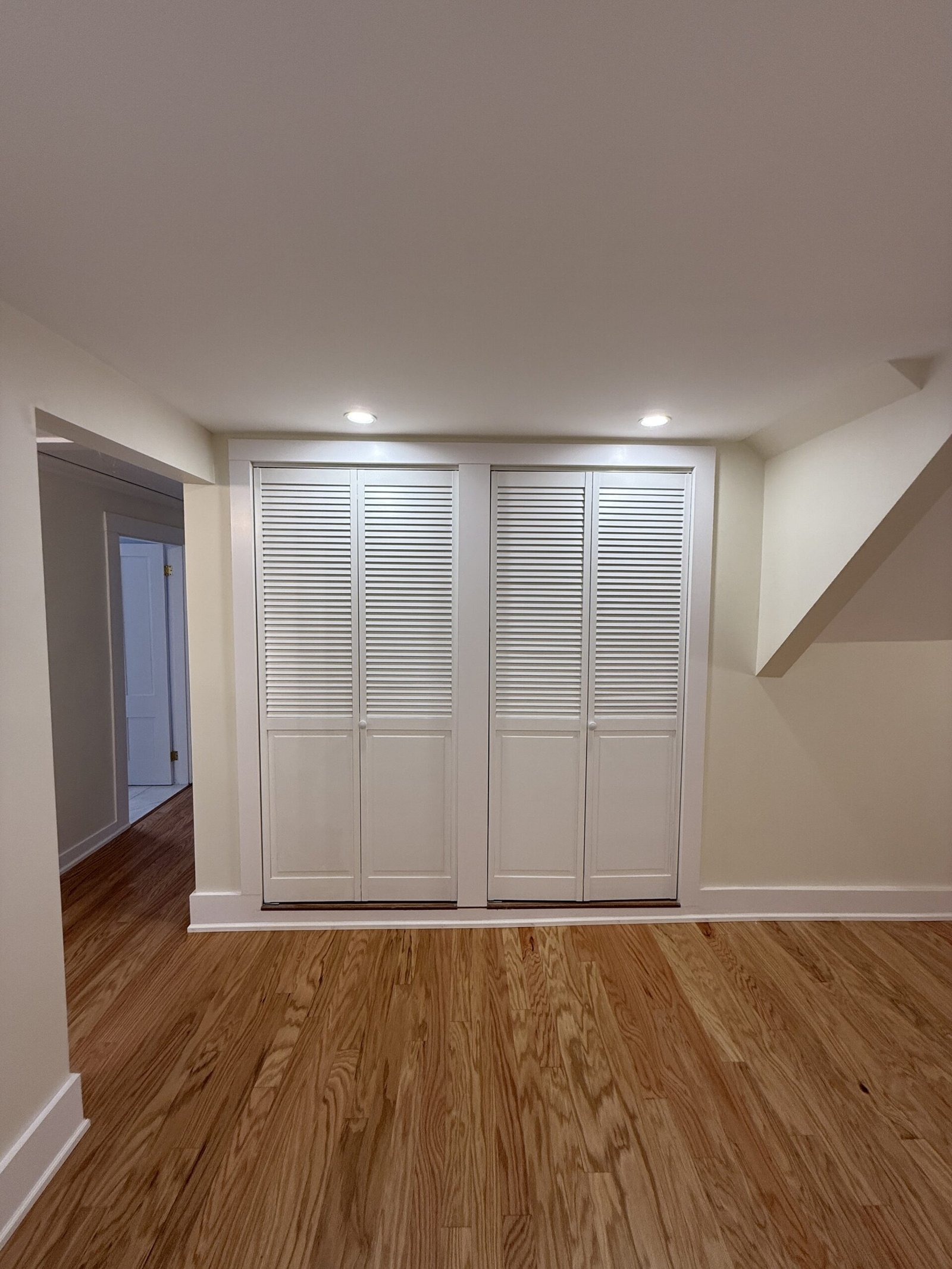 Contractor-taken completed bedroom, closet, or storage area after renovation in Wayland Massachusetts, photograph 9