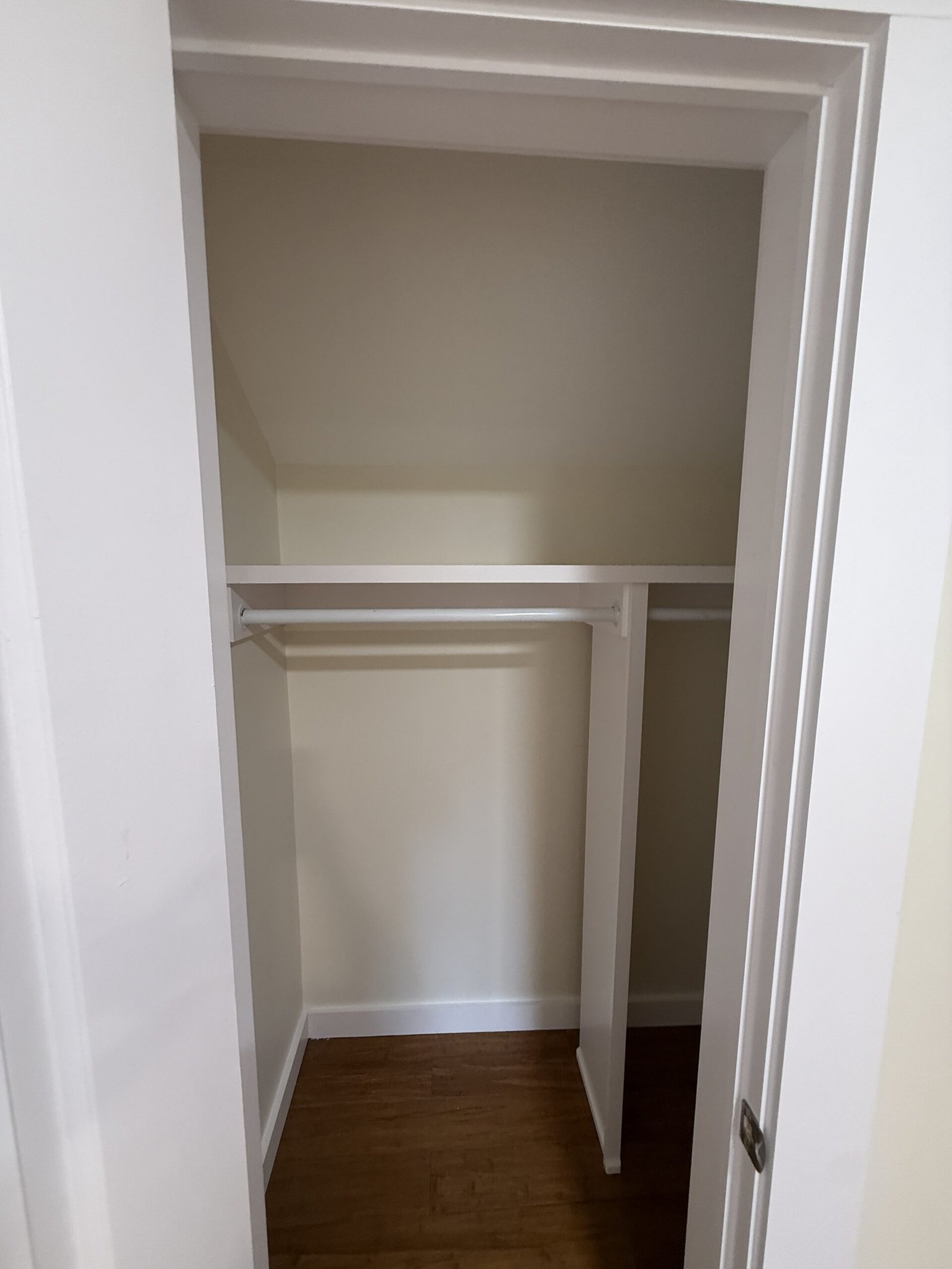 Contractor-taken completed bedroom, closet, or storage area after renovation in Wayland Massachusetts, photograph 17