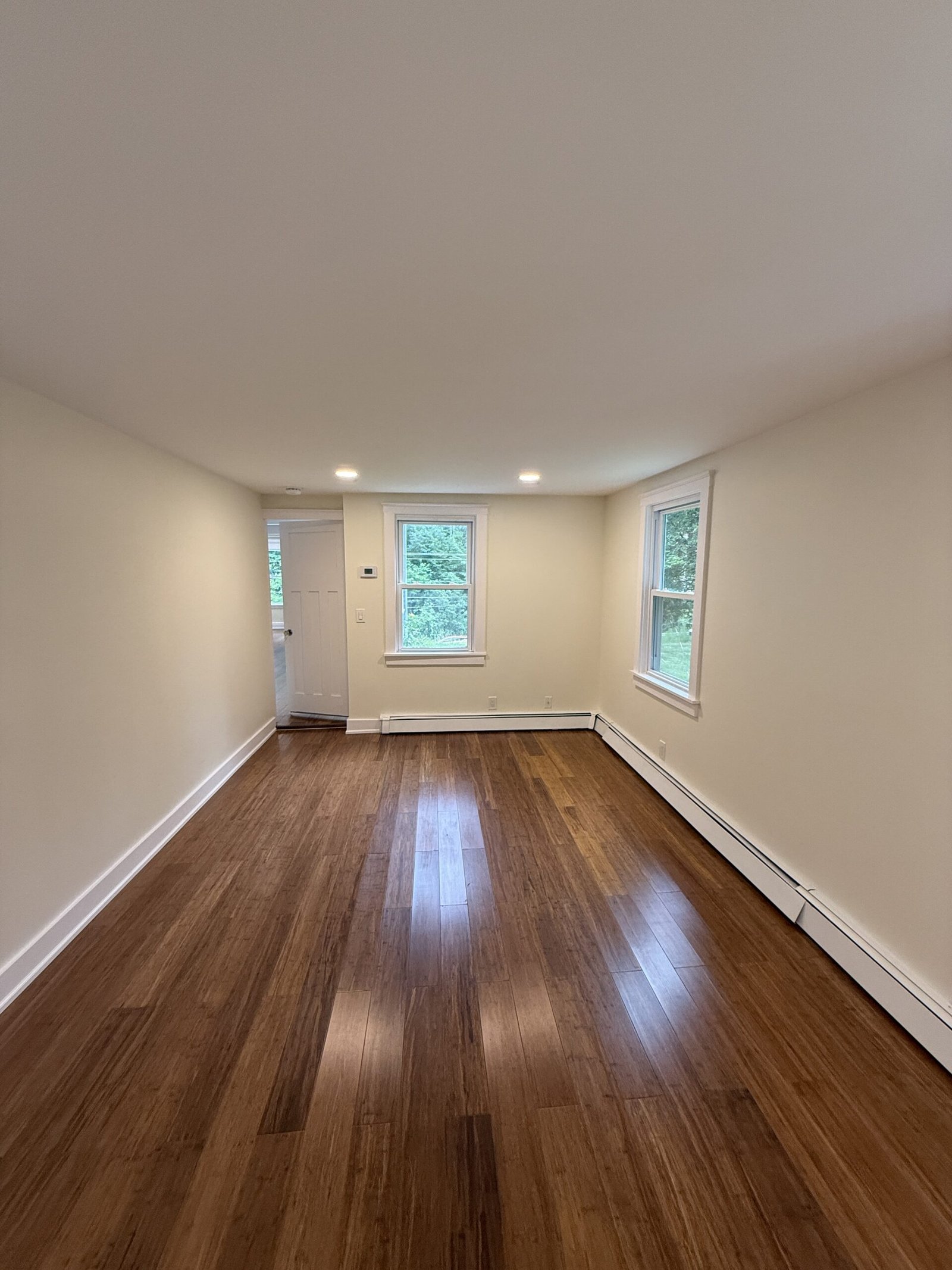 Contractor-taken completed kitchen, built-in, or connected living space after renovation in Wayland Massachusetts, photograph 5
