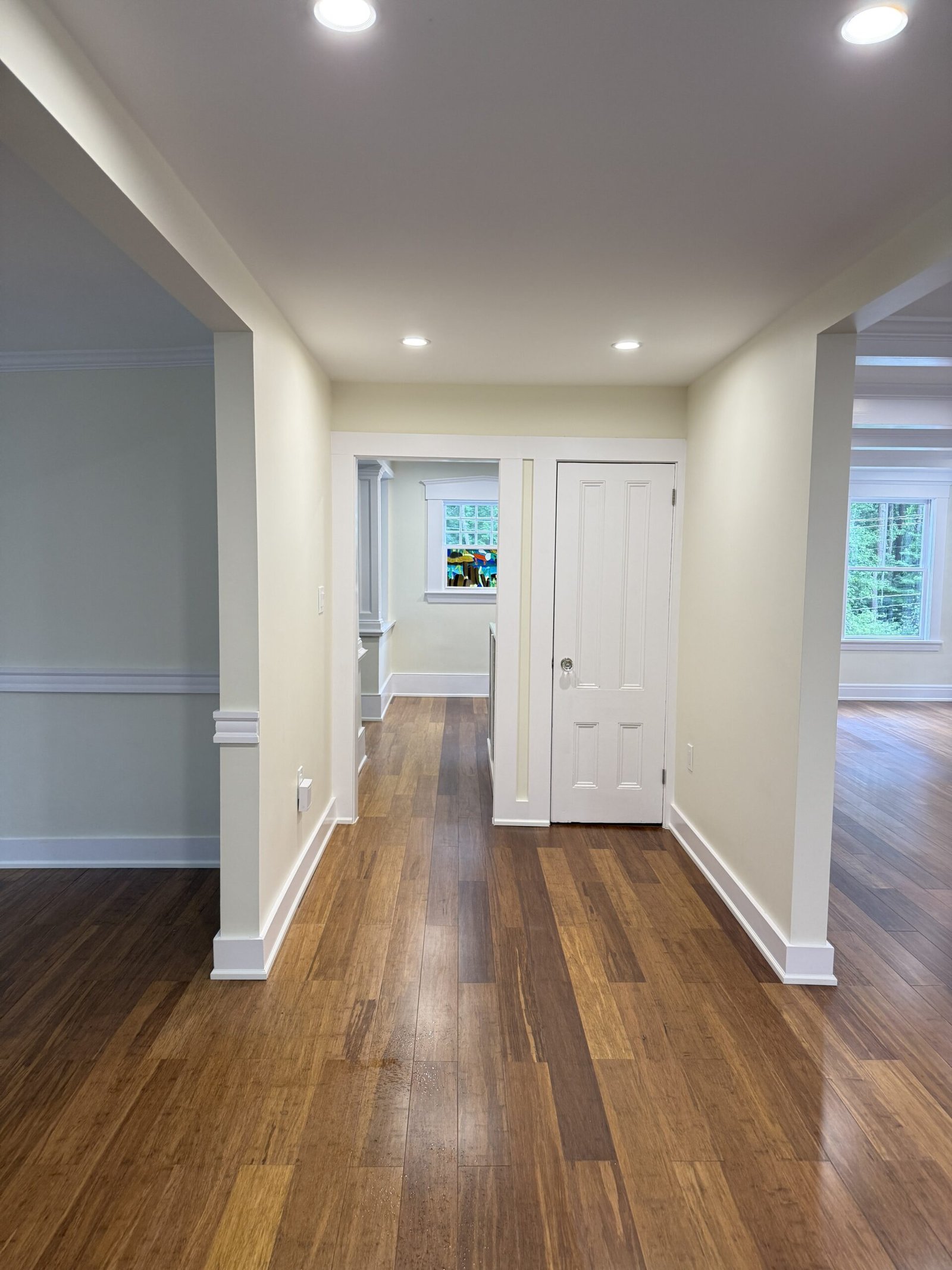 Contractor-taken completed kitchen, built-in, or connected living space after renovation in Wayland Massachusetts, photograph 9