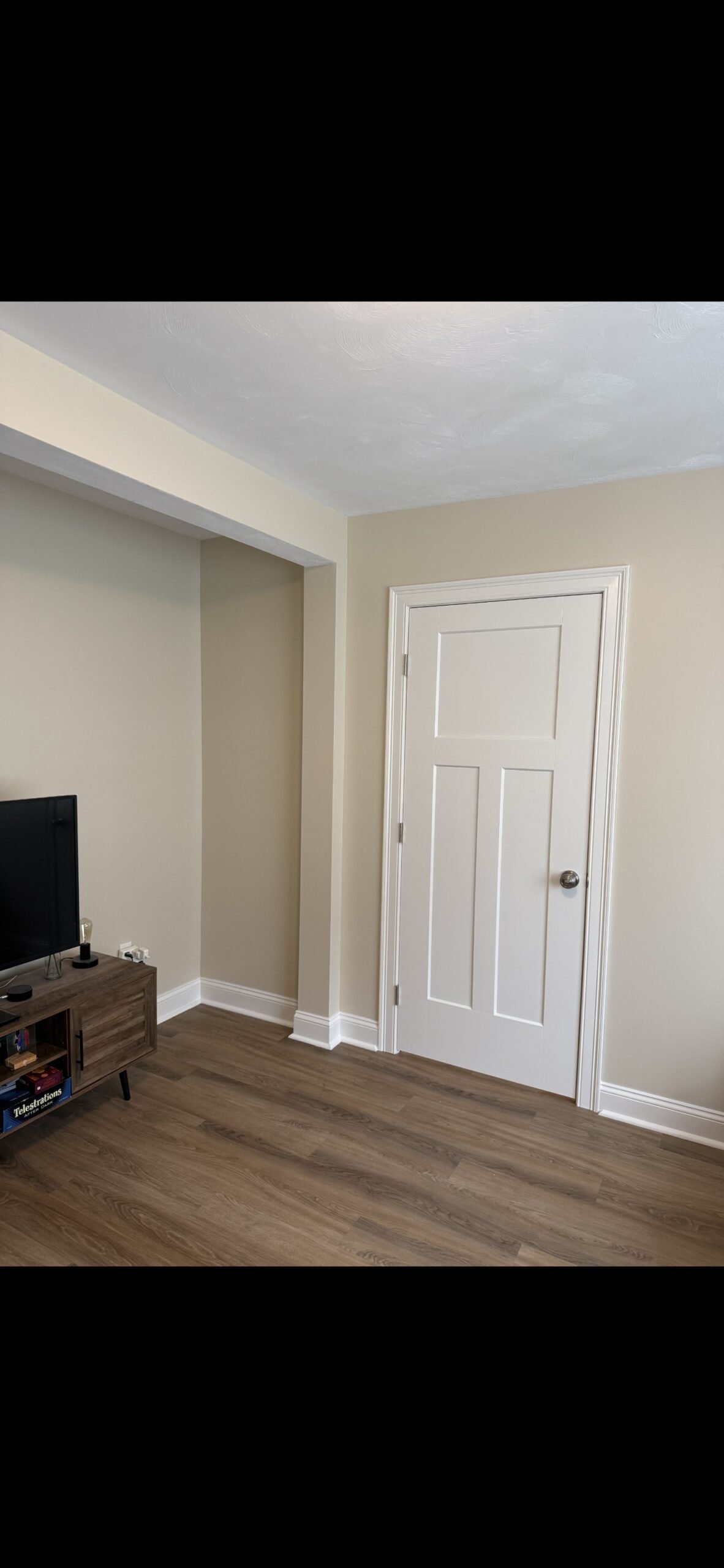 Finished guest bedroom conversion in Wilmington Massachusetts