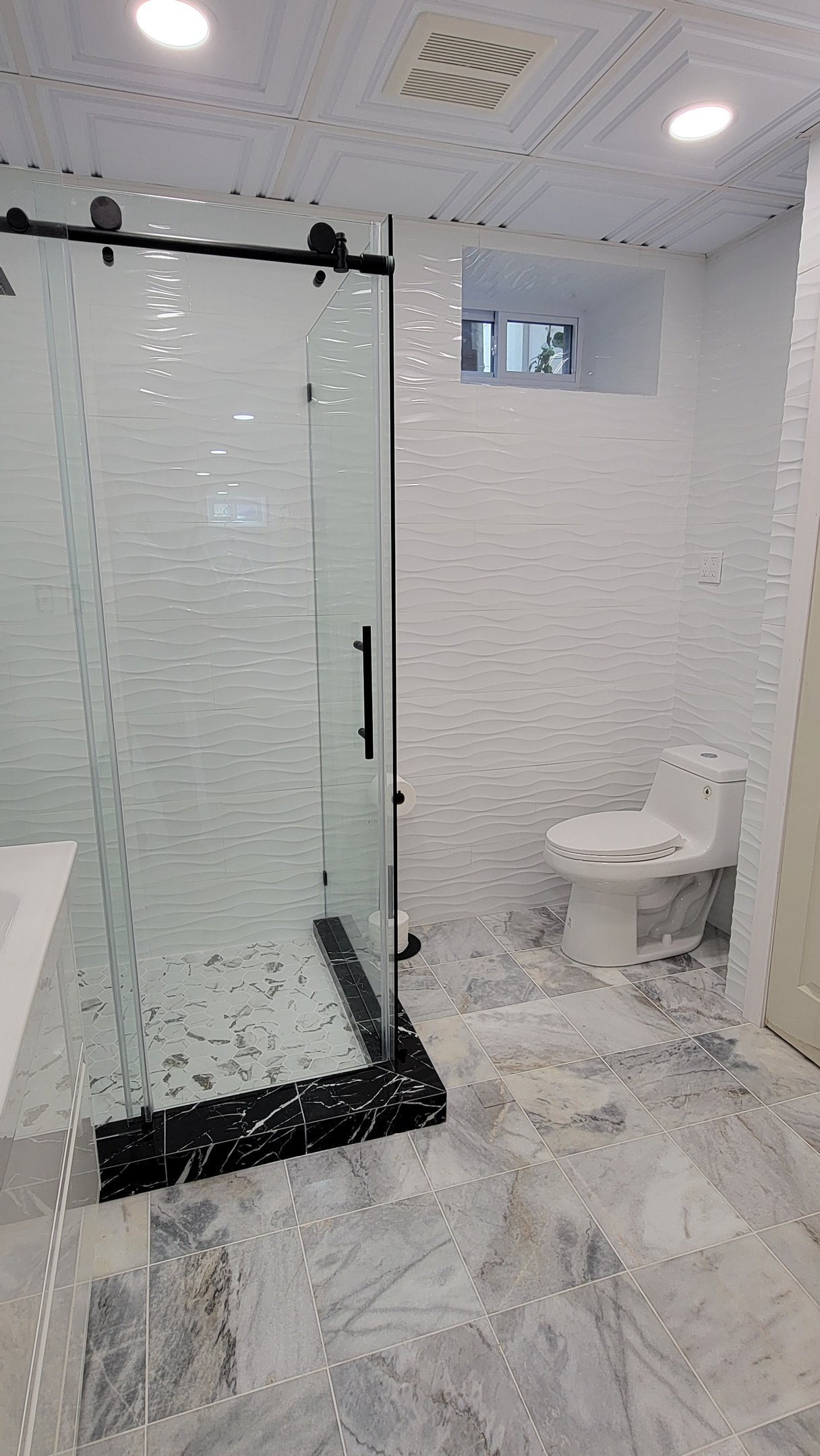 Completed full bathroom build in Marblehead Massachusetts