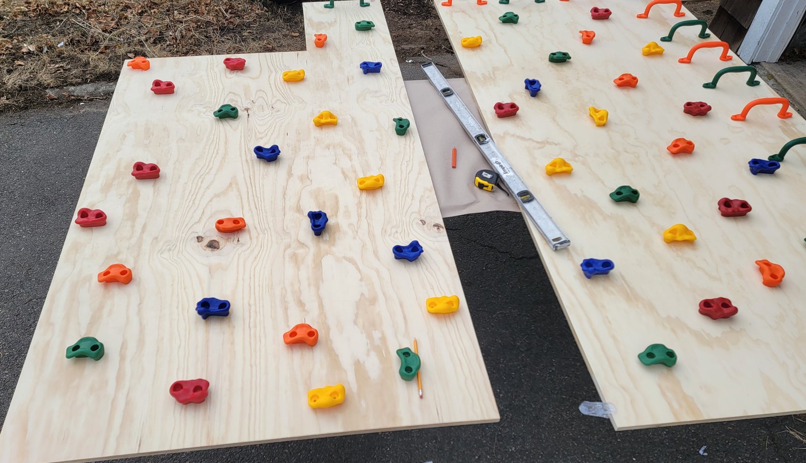 custom climbing wall — specialty build