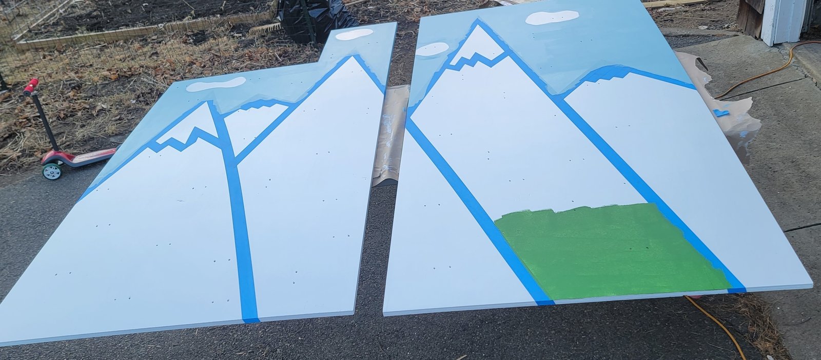 home climbing wall construction detail